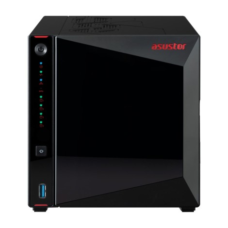 Asustor AS5404T NAS/storage server Intel® Celeron® N5105 4 GB DDR4 0 TB ADM Black
