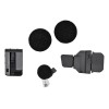 Cardo PT200001 motorcycle intercom 2 channels 1600 m Black