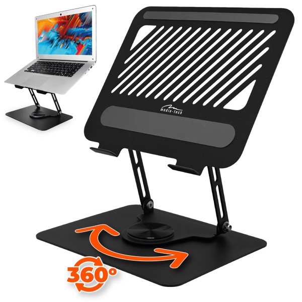 Adjustable, rotatable, ergonomic laptop stand 10–17″ ...
