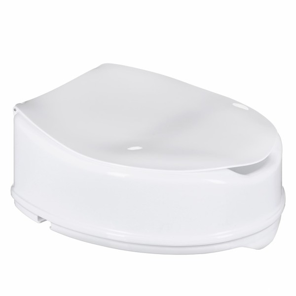 Toilet seat elevation cap with flap ...