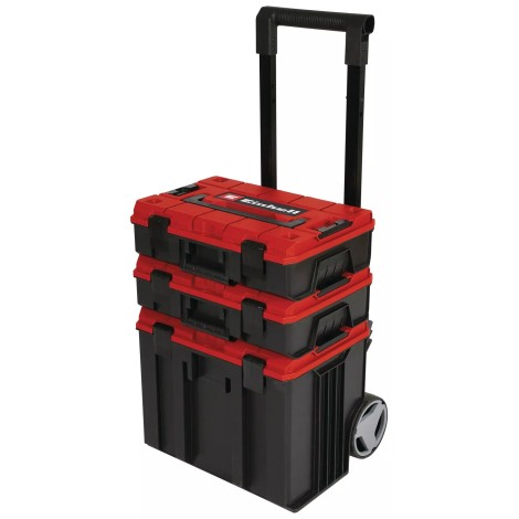 Einhell | E-Case Tower Tool Box Set with Wheels, 3 pcs | 4540015