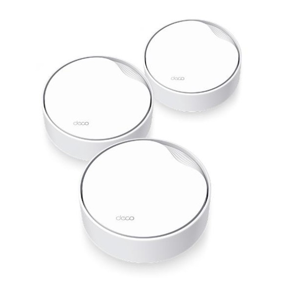 Wireless Router|TP-LINK|Wireless Router|3-pack|3000 Mbps|Mesh|Wi-Fi 6|1x10/100/1000M|1x2.5GbE|DHCP|DECOX50-POE(3-PACK)