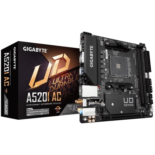 GIGABYTE A520I AC Motherboard - Supports ...