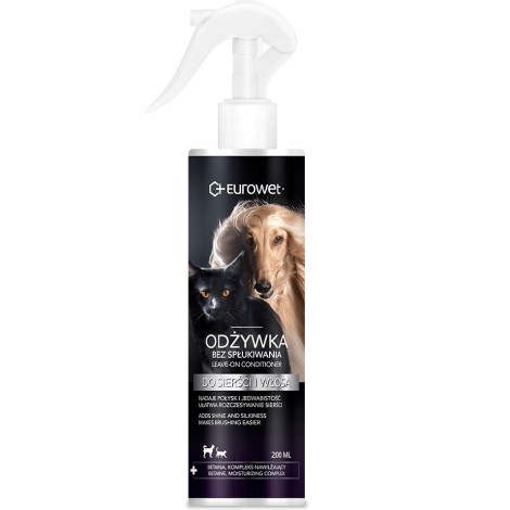 EUROWET leave-in conditioner - conditioner for dogs and cats - 200 ml