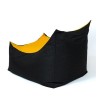 Sako bag pouffe Tron black-orange XXL 140 x 90 cm