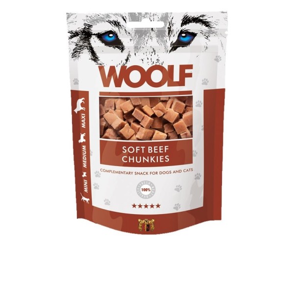 WOOLF Soft Beef chunkies - dog ...