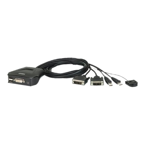 Aten 2-Port USB DVI Cable KVM ...