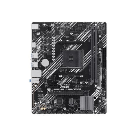 ASUS PRIME A520M-R | Asus | Processor family AMD A520 | Processor socket 1 x Socket AM4 | 2 DIMM slots - DDR4, ECC, unbuffered | Supported hard disk drive interfaces SATA-600 (RAID), 1 x M.2 | Number of SATA connectors 4