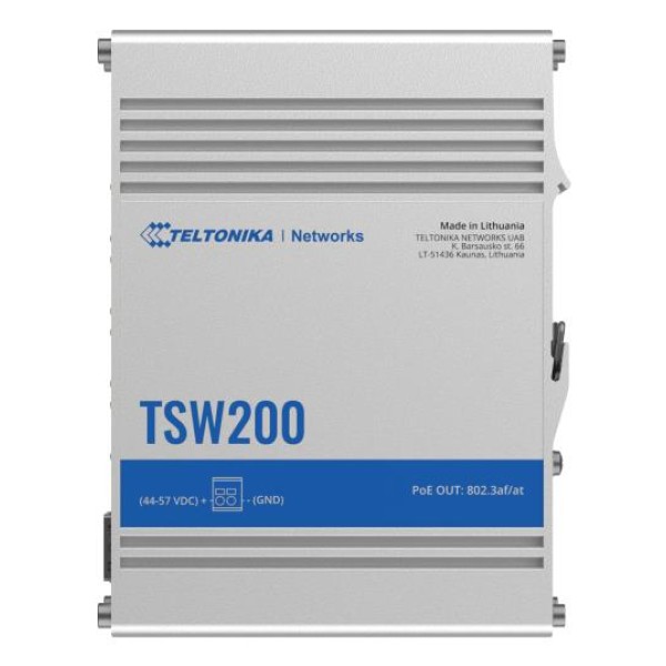 Teltonika Ethernet Switch TSW200 Unmanaged, Desktop, ...