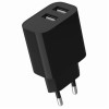 CHARGER USB UNIVERSAL BLACK/2P TA-UC-2A12-01-BK GEMBIRD