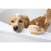 KERBL MagicBrush Bath Brush for Dogs and Cats with 100 ml Container - 11.5x7.5 cm