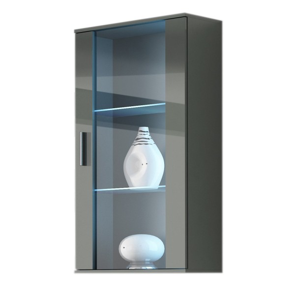 Cama hanging display cabinet SOHO grey/grey ...