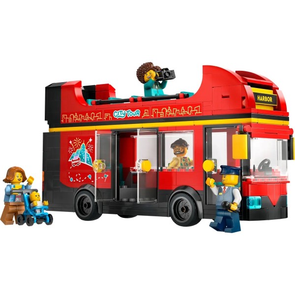 LEGO CITY 60407 Red Double-Decker Sightseeing ...