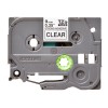 Brother | TZe-S121 Strong Adhesive Laminated Tape | Black on Clear | TZe | 8 m | 9 cm