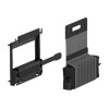 Dell | OptiPlex Micro and Thin Client VESA Mount w/Adapter Bracket | Black