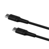 Fixed | Liquid Silicone Cable USB-C/USB-C, 2m, 60W | FIXDLS-CC2-BK