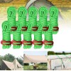 Linki wspinaczkowa Naturehike do namiotu odblaskowe 4 X 4M NH15A001-G-GREEN