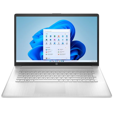 HP 17-CN2083D i3-1215U Notebook 43.9 cm (17.3") Full HD Intel® Core™ i3 8 GB DDR4-SDRAM 256 GB SSD Wi-Fi 5 (802.11ac) Windows 11 Home Silver New Repack/Repacked