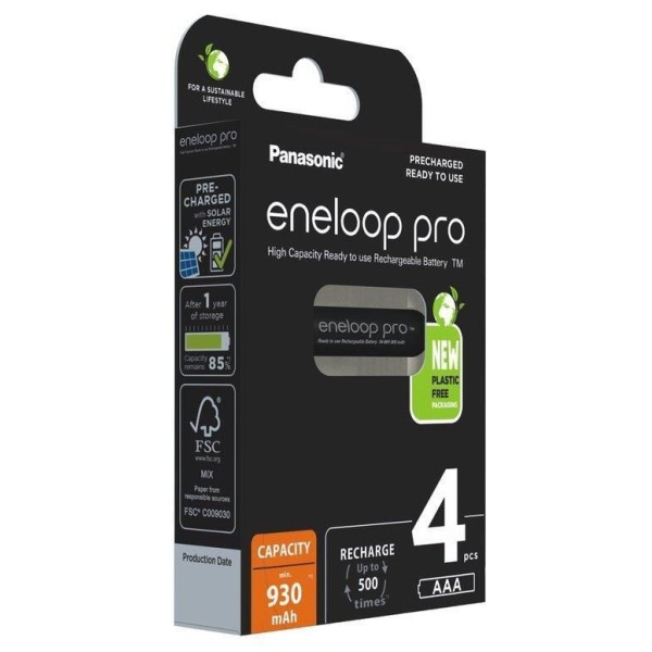PANASONIC ENELOOP PRO AAA 930mAh 4 ...