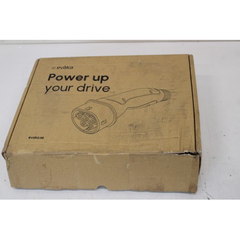 SALE OUT. Evaka EV charging cable Type2-Type2, 22 kW, 32 A, 5x6 mm2, 1x0.5 mm2, 5 m | EVA503325 | Black | DAMAGED PACKAGING