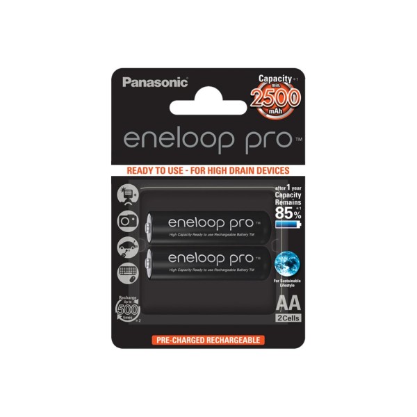 Panasonic rechargeable batteries  ENELOOP Pro ...