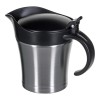 GEFU TREAT Jug 0.5 L Black, Stainless steel