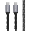 Fixed | Armor Cable USB-C/USB-C, 1.2 m, 240W | FIXDA-CC12-GR