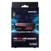 SSD|SAMSUNG|990 PRO with Heatsink|2TB|M.2|PCIE|NVMe|MLC|Write speed 6900 MBytes/sec|Read speed 7450 MBytes/sec|2.3mm|TBW 1200 TB|MTBF 1500000 hours|MZ-V9P2T0GW