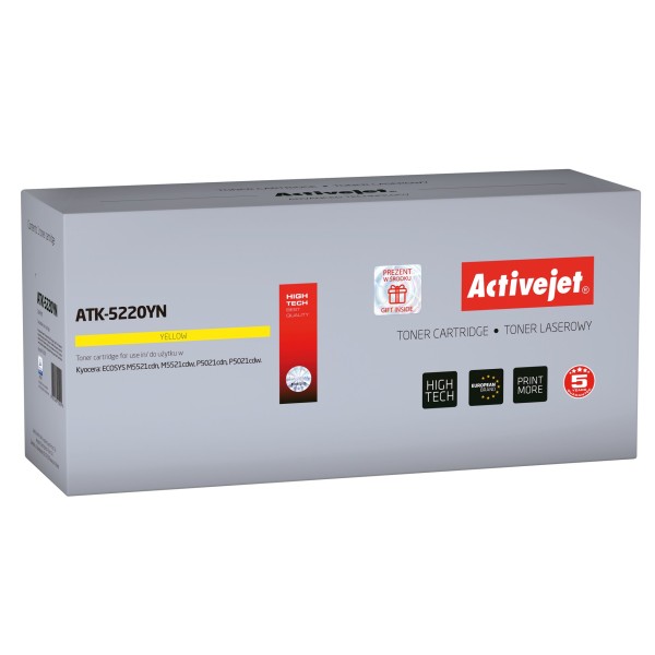 Activejet ATK-5220YN toner (replacement for Kyocera ...