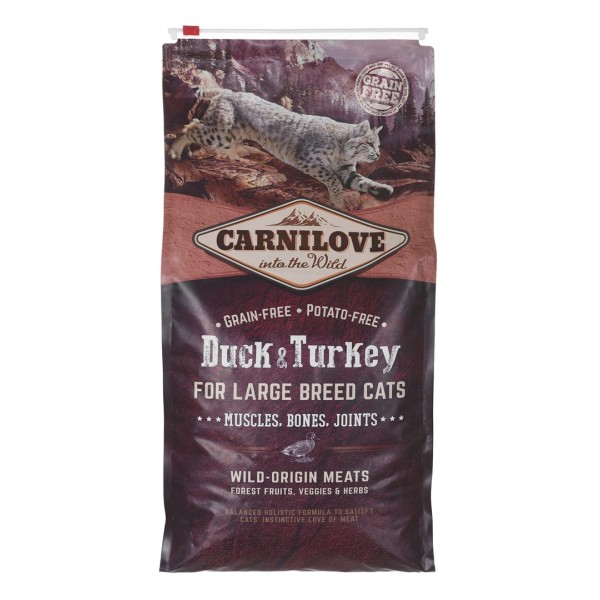 CARNILOVE Duck&Turkey Large breed dry cat ...