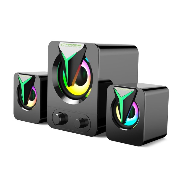 Esperanza EGS107 Speakers 2.1 USB LED ...