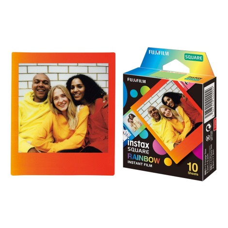 Fujifilm | Instax Square Rainbow (10) Instant Film | 72 x 86 mm | 2.4 x 2.4