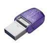 Kingston | DataTraveler | DT Micro Duo 3C | 128 GB | USB Type-C and Type-A | Purple