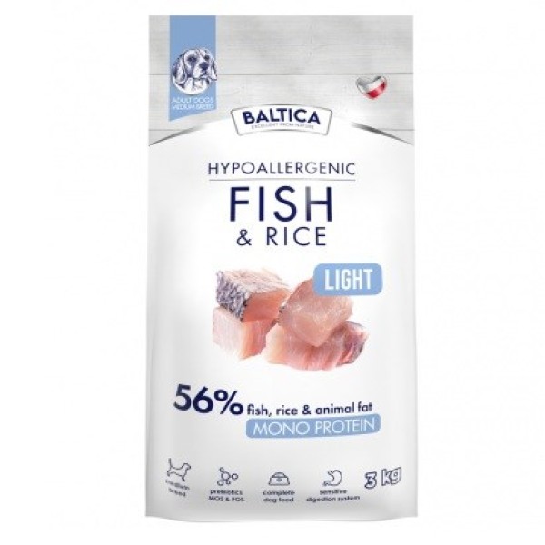 BALTICA NUTRACEUTIC Hypoallergenic Fish & Rice ...