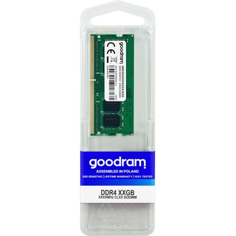 Goodram GR3200S464L22S/8G memory module 8 GB 1 x 8 GB DDR4 3200 MHz