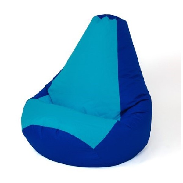 Sako bag pouffe Pear blue L ...