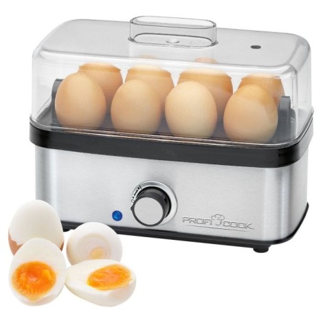 ProfiCook PC-EK 1275 8 egg(s) 400 W Black, Stainless steel