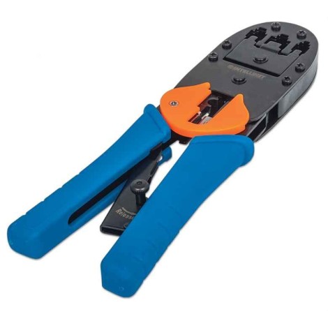 Intellinet Universal Modular Plug Crimping Tool, For RJ45, RJ12 and RJ11 modular plugs