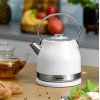 Zelmer ZCK7940 electric kettle 1.5 L 2200 W Stainless steel, White