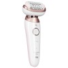 Braun Epilator | SES9-030 3D Silk-Epilk 9 Flex | Operating time (max) 50 min | Number of power levels 2 | Wet & Dry | White/Rose