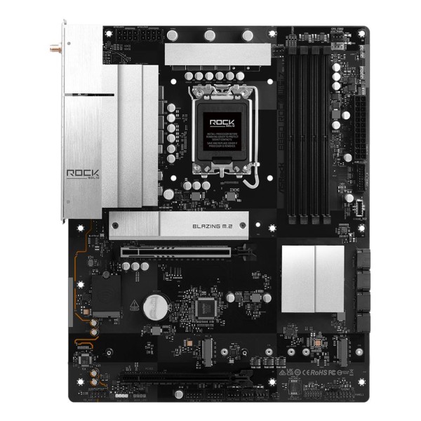 Mainboard|ASROCK|B860 Rock WiFi 7|Intel B860|LGA 1851 ...