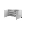 Cama sideboard 2D REJA white gloss/white gloss