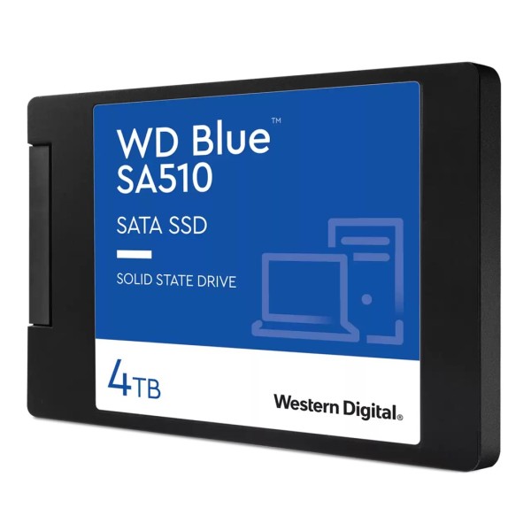 SSD|WESTERN DIGITAL|Blue SA510|4TB|SATA 3.0|Write speed 520 ...