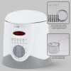 Clatronic FFR 2916 Single 1 L Stand-alone 900 W Deep fryer Grey, White