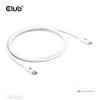 CABLE USB-C TO USB-C 1.2M/WHITE CAC-1572 CLUB3D