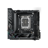 Asus | ROG STRIX Z790-I GAMING WIFI | Processor family Intel | Processor socket  LGA1700 | DDR5 DIMM | Memory slots 2 | Supported hard disk drive interfaces 	SATA, M.2 | Number of SATA connectors 2 | Chipset  Intel Z790 | Mini-ITX