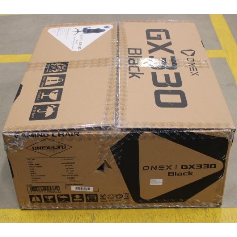 SALE OUT. ONEX GX330 Series Gaming Chair - Black | Onex PVC; Nylon caster; Metal | Onex | Gaming chairs | GX330 Series | Black | DAMAGED PACKAGING