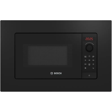 Bosch BFL623MB4 Microwave Oven, Built-in, 800W, 20L, Black | Bosch