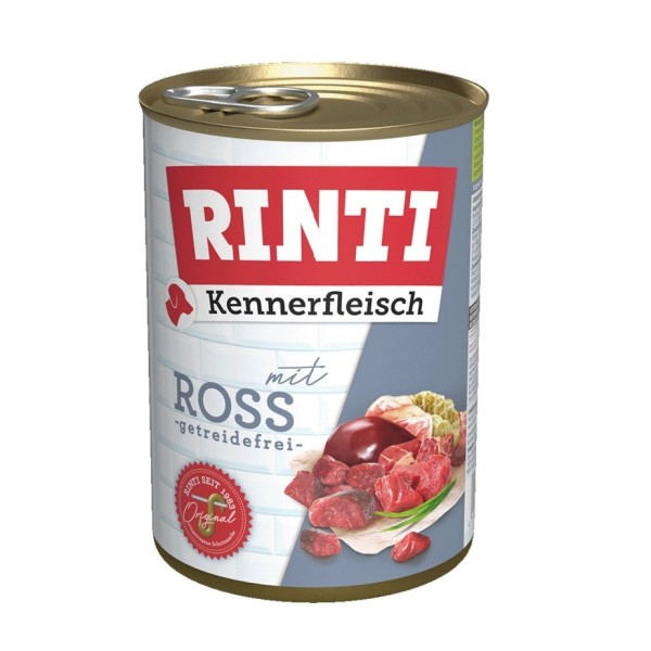 RINTI Kennerfleisch Horse - wet dog ...