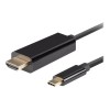 Lanberg USB-C to HDMI Cable, 1.8 m 4K/60Hz, Black | Lanberg | USB-C to HDMI Cable | Black | 1.8 m